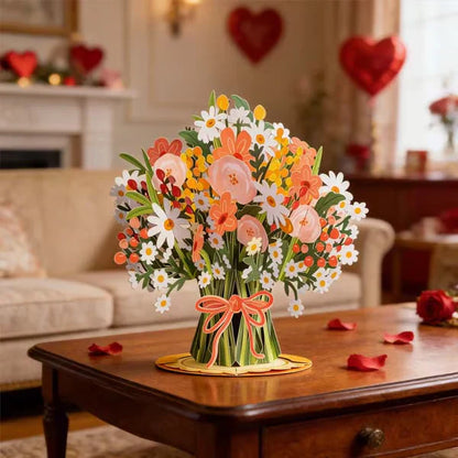 Clinclii 3D Flower Pop-Up Card – A Thoughtful Keepsake for Everyone You Love