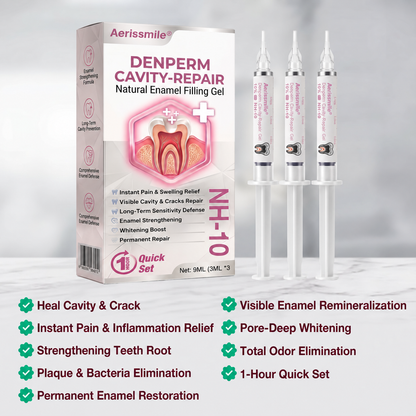 🇺🇸Aerissmile® DenPerm Cavity-Repair Natural Enamel Filling Gel