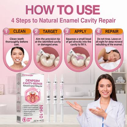 🇺🇸Aerissmile® DenPerm Cavity-Repair Natural Enamel Filling Gel