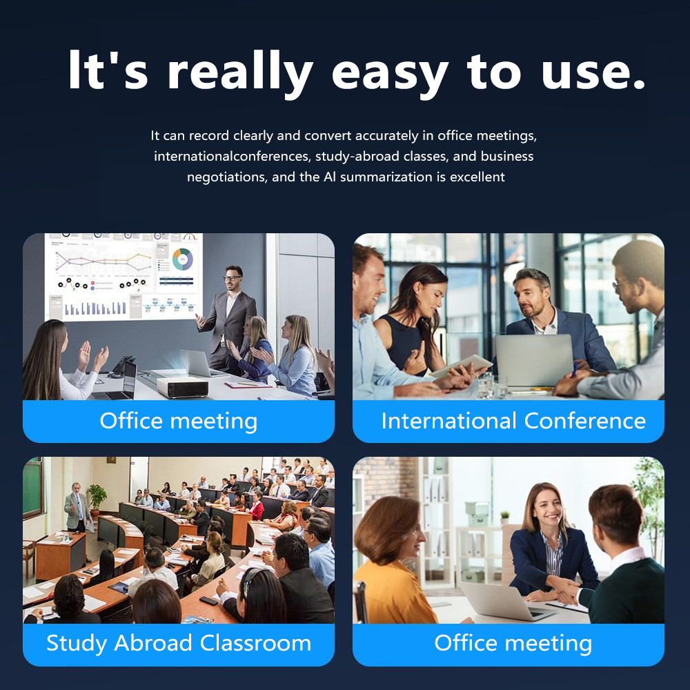 Alisanda  Voice Recorder, Notetaker, Transcribe & Summarize, Support 112 Languages, Audio Recorder for Lectures, Meetings