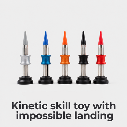 Kinetic Desk toy That Performs Impossible Landing